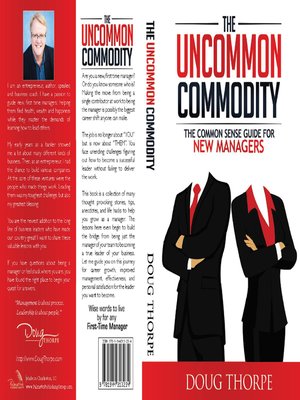 cover image of The Uncommon Commodity